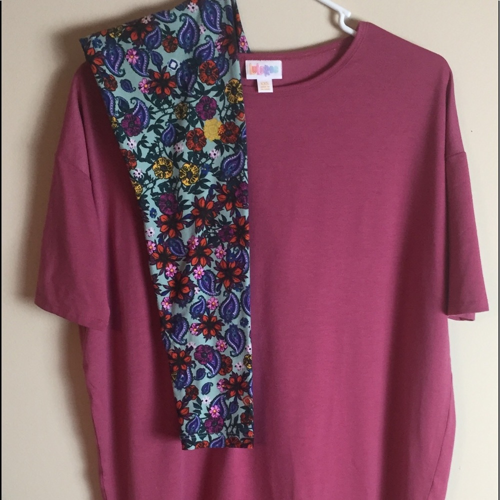 NWOT LuLaRoe Irma And Leggings Set